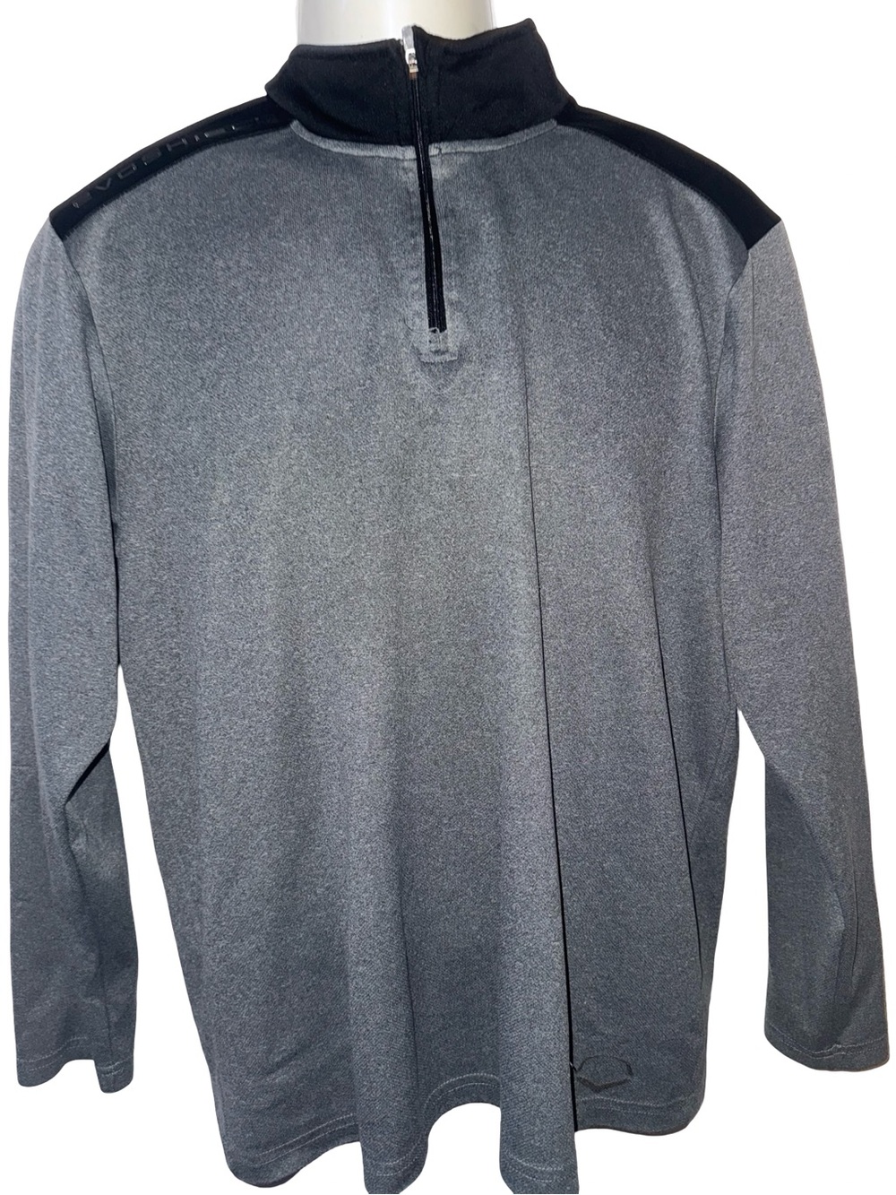Men's Gray Quarter-Zip Performance Sweatshirt